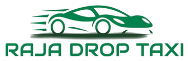 Raja Drop Taxi logo, designed by SAK Infotech