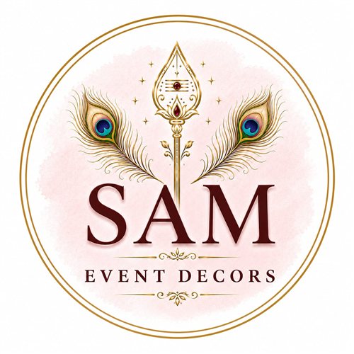 Sam Event Decors emblem, designed by SAK Infotech