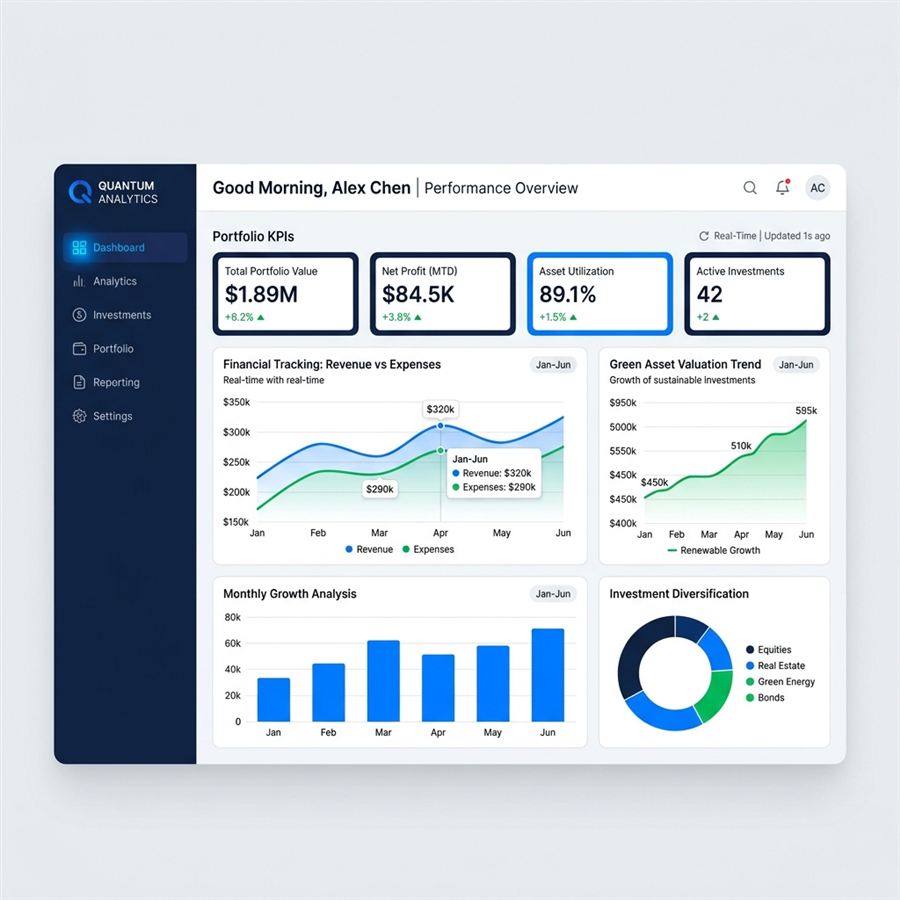 FinTrack AI — Real-Time Financial Analytics Platform